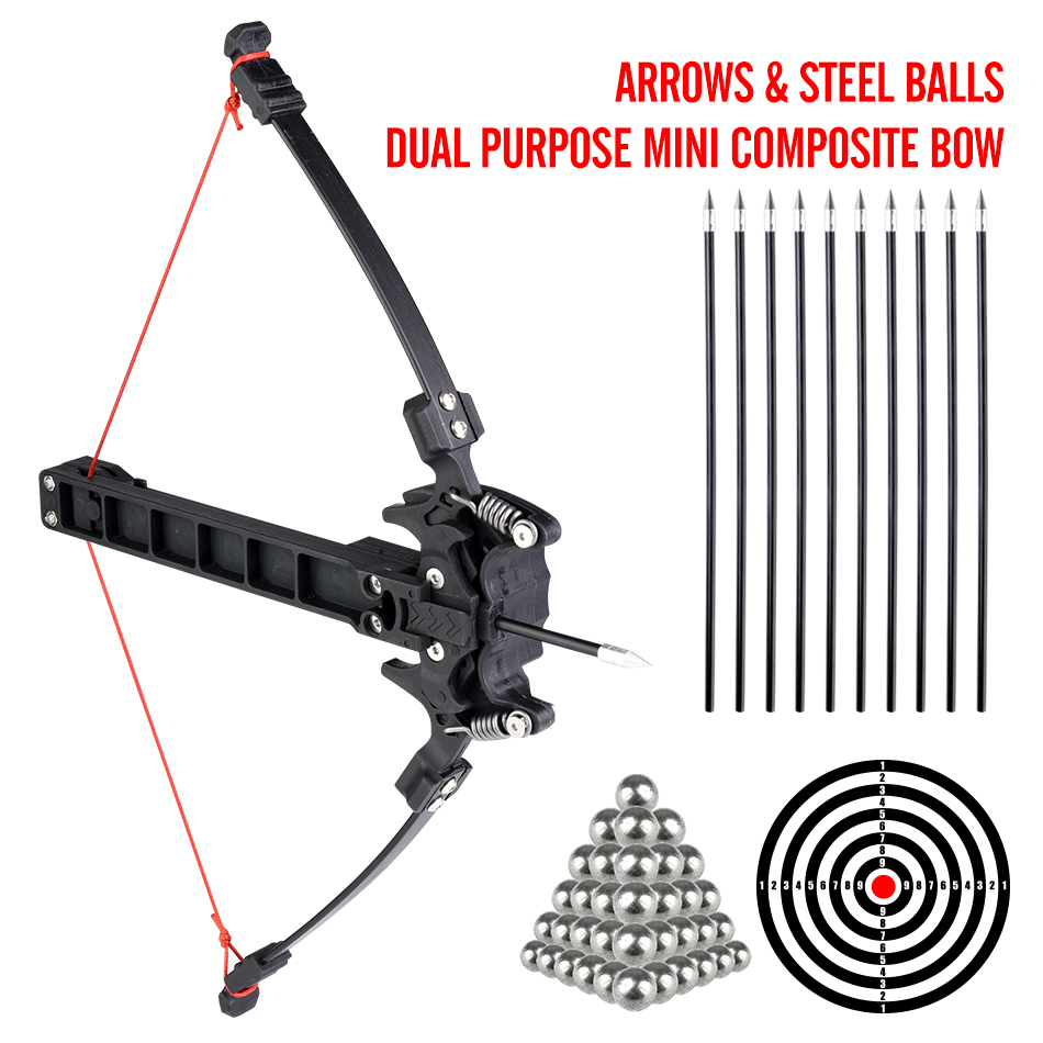 Hunting And Outdoor Stores - 18 series steel ball/arrow dual-purpose bow,