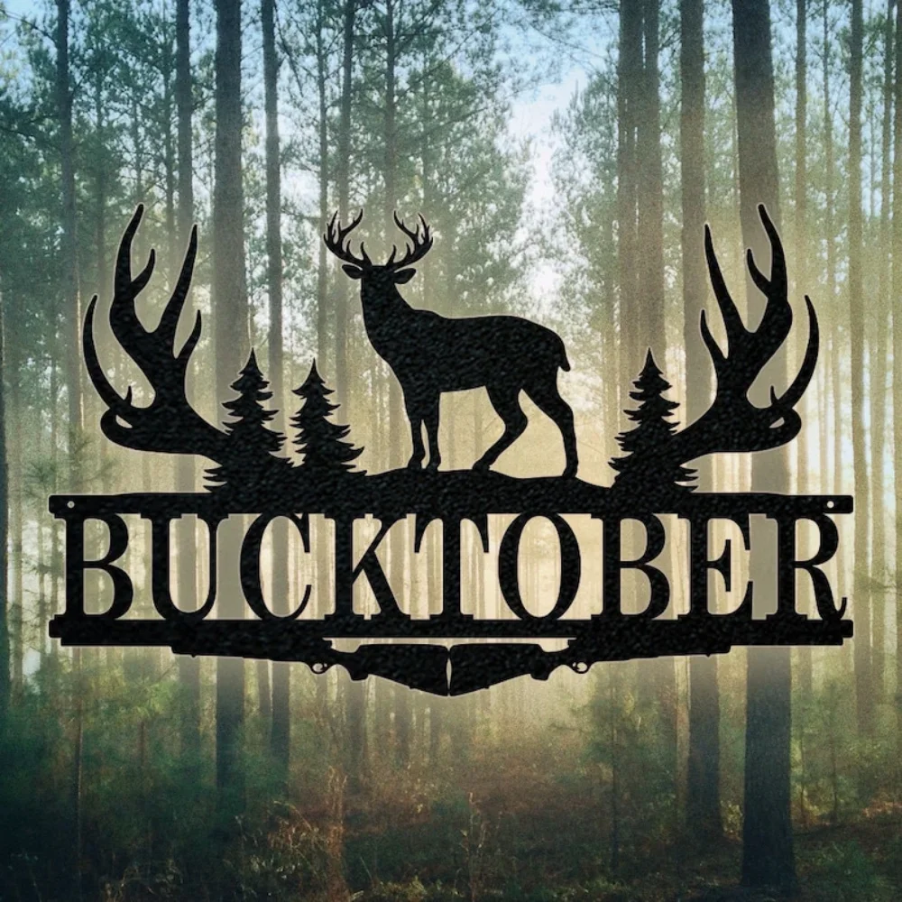 Buck Antler Split Monogram Sig - Outdoor Hunting Names recension och pris